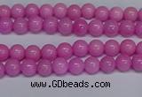 CMJ204 15.5 inches 4mm round Mashan jade beads wholesale