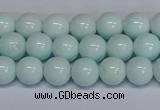 CMJ213 15.5 inches 8mm round Mashan jade beads wholesale