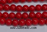 CMJ226 15.5 inches 6mm round Mashan jade beads wholesale