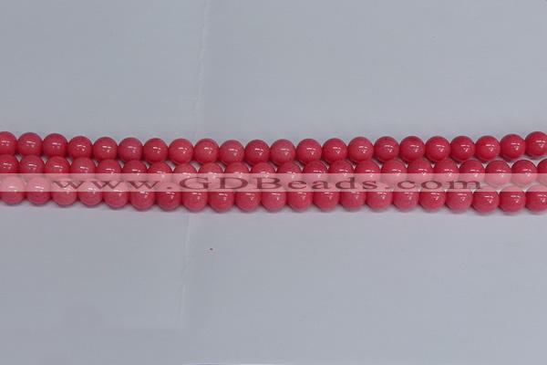 CMJ234 15.5 inches 8mm round Mashan jade beads wholesale