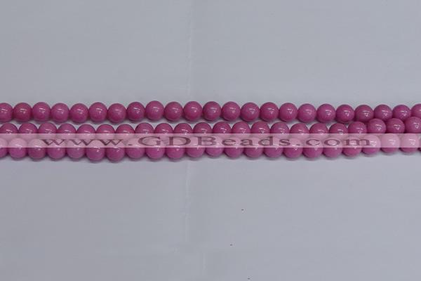 CMJ248 15.5 inches 8mm round Mashan jade beads wholesale