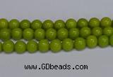 CMJ267 15.5 inches 4mm round Mashan jade beads wholesale