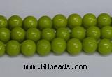 CMJ268 15.5 inches 6mm round Mashan jade beads wholesale