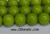 CMJ271 15.5 inches 12mm round Mashan jade beads wholesale