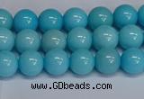 CMJ276 15.5 inches 8mm round Mashan jade beads wholesale