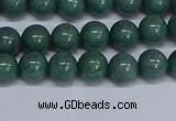 CMJ290 15.5 inches 8mm round Mashan jade beads wholesale