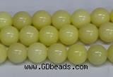 CMJ297 15.5 inches 8mm round Mashan jade beads wholesale