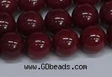 CMJ33 15.5 inches 12mm round Mashan jade beads wholesale