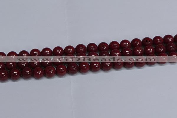 CMJ33 15.5 inches 12mm round Mashan jade beads wholesale