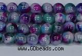 CMJ408 15.5 inches 6mm round rainbow jade beads wholesale