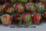 CMJ425 15.5 inches 12mm round rainbow jade beads wholesale