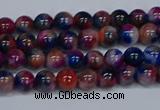 CMJ428 15.5 inches 4mm round rainbow jade beads wholesale