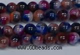 CMJ429 15.5 inches 6mm round rainbow jade beads wholesale