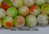 CMJ453 15.5 inches 12mm round rainbow jade beads wholesale