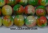 CMJ460 15.5 inches 12mm round rainbow jade beads wholesale