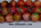 CMJ473 15.5 inches 10mm round rainbow jade beads wholesale