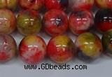 CMJ488 15.5 inches 12mm round rainbow jade beads wholesale