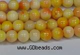 CMJ506 15.5 inches 6mm round rainbow jade beads wholesale