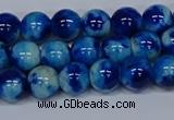 CMJ542 15.5 inches 8mm round rainbow jade beads wholesale