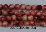 CMJ554 15.5 inches 4mm round rainbow jade beads wholesale