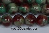 CMJ572 15.5 inches 12mm round rainbow jade beads wholesale