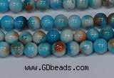 CMJ575 15.5 inches 4mm round rainbow jade beads wholesale