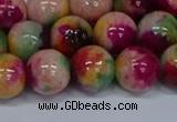 CMJ593 15.5 inches 12mm round rainbow jade beads wholesale