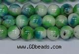 CMJ626 15.5 inches 8mm round rainbow jade beads wholesale