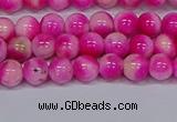 CMJ639 15.5 inches 6mm round rainbow jade beads wholesale