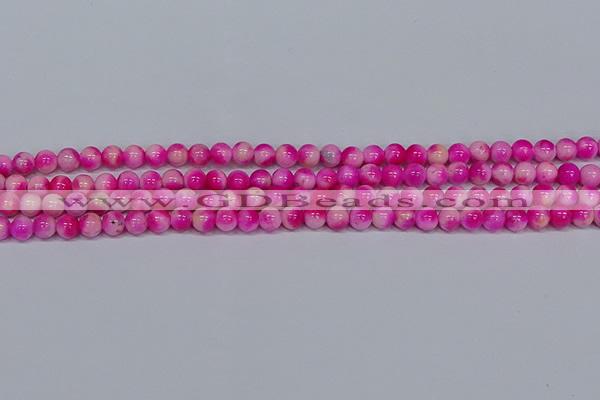 CMJ639 15.5 inches 6mm round rainbow jade beads wholesale