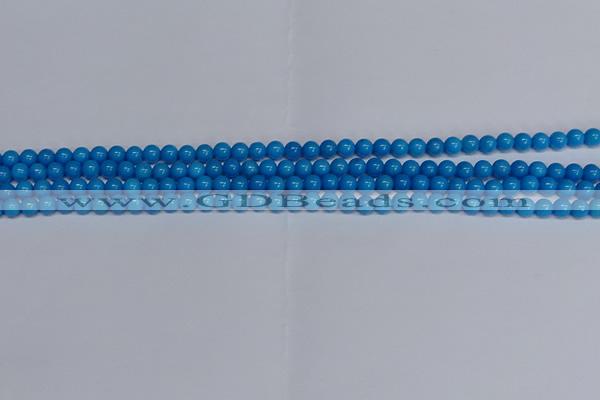 CMJ64 15.5 inches 4mm round Mashan jade beads wholesale