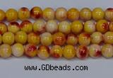 CMJ645 15.5 inches 4mm round rainbow jade beads wholesale