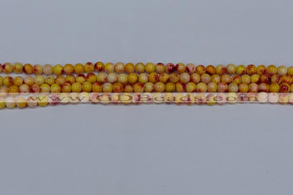 CMJ646 15.5 inches 6mm round rainbow jade beads wholesale