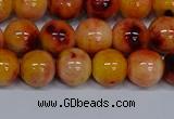 CMJ648 15.5 inches 10mm round rainbow jade beads wholesale