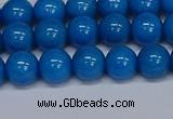 CMJ66 15.5 inches 8mm round Mashan jade beads wholesale