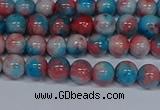 CMJ660 15.5 inches 6mm round rainbow jade beads wholesale