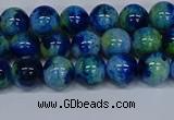 CMJ668 15.5 inches 8mm round rainbow jade beads wholesale