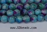 CMJ687 15.5 inches 4mm round rainbow jade beads wholesale