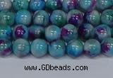 CMJ688 15.5 inches 6mm round rainbow jade beads wholesale