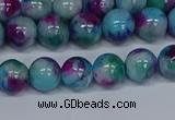 CMJ689 15.5 inches 8mm round rainbow jade beads wholesale