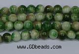 CMJ701 15.5 inches 4mm round rainbow jade beads wholesale