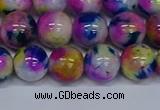 CMJ712 15.5 inches 12mm round rainbow jade beads wholesale