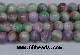 CMJ716 15.5 inches 6mm round rainbow jade beads wholesale