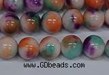 CMJ724 15.5 inches 8mm round rainbow jade beads wholesale