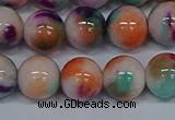 CMJ726 15.5 inches 12mm round rainbow jade beads wholesale