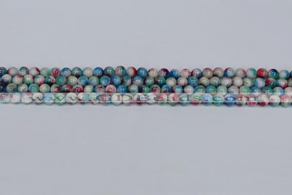 CMJ730 15.5 inches 6mm round rainbow jade beads wholesale