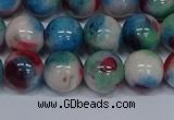 CMJ733 15.5 inches 12mm round rainbow jade beads wholesale