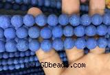 CMJ848 15.5 inches 10mm round matte Mashan jade beads wholesale