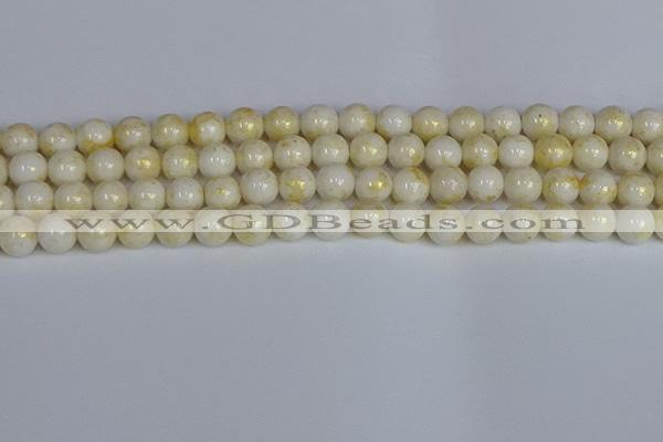 CMJ901 15.5 inches 6mm round Mashan jade beads wholesale