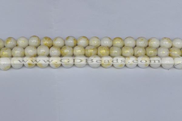 CMJ902 15.5 inches 8mm round Mashan jade beads wholesale